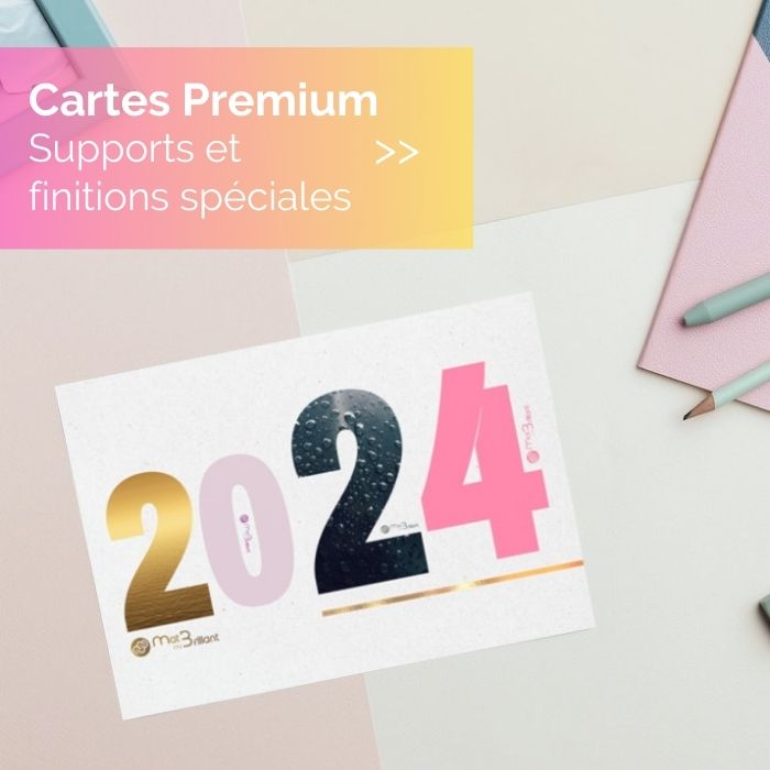 Cartes de voeux - premium